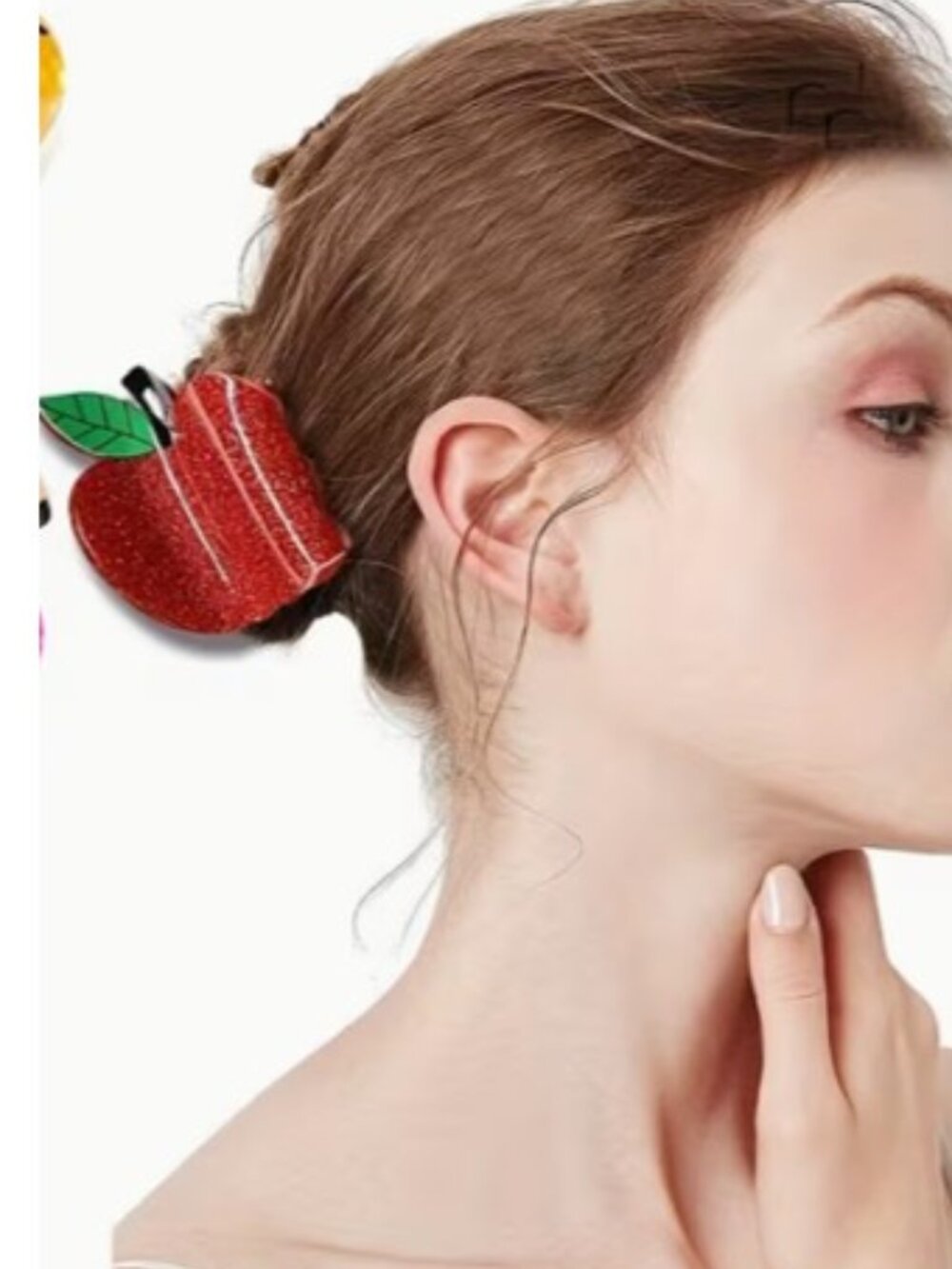 Red “Apple for the Teacher” Hair Claw Clip (BRAND-NEW & SO CUTE!)